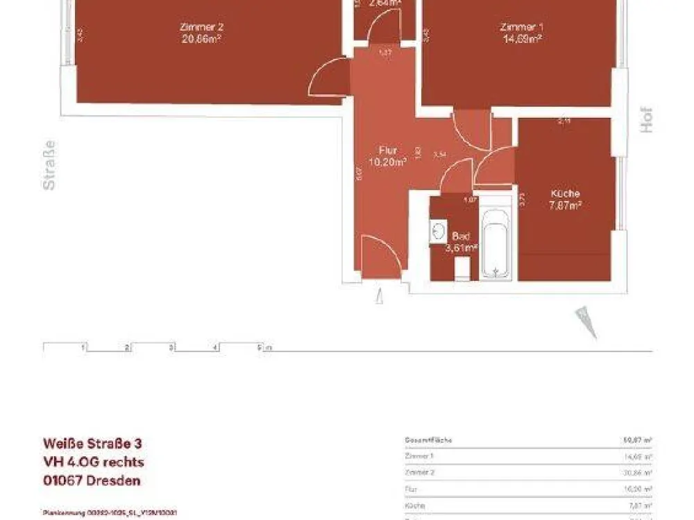 2 Zimmerwohnung in zentraler Lage