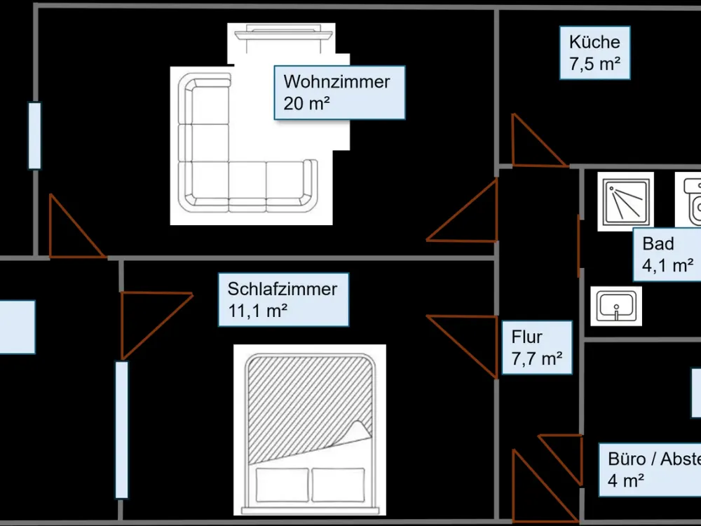 3-Zimmer-Wohnung inkl. EBK in idealer Lage in Langenfeld