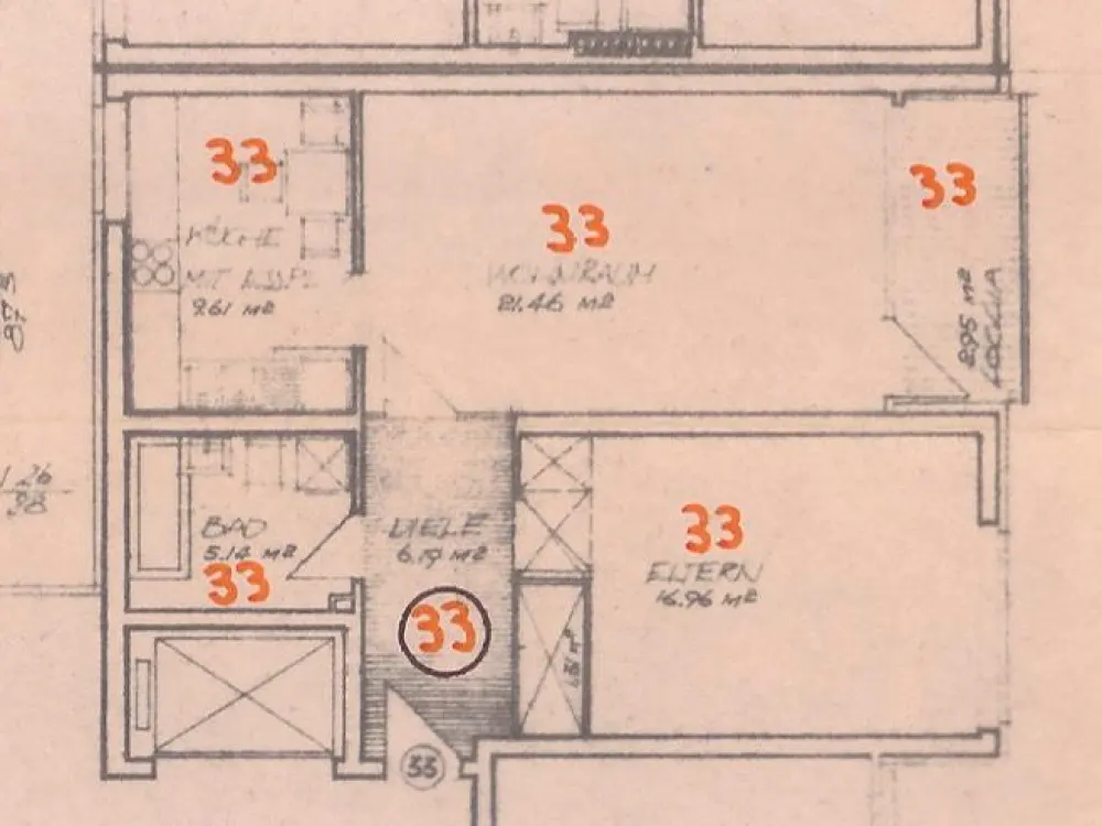 Helle 2-Zimmer-Wohnung mit Balkon in Münster, Kinderhaus
