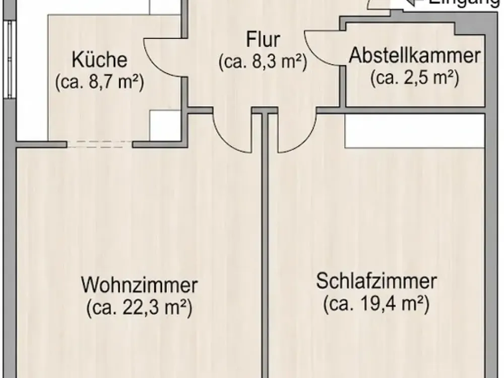 Helle 3-Zimmer-Wohnung mit Balkon in zentraler Lage von Karlsfeld (Erstbezug nach Totalsanierung!)