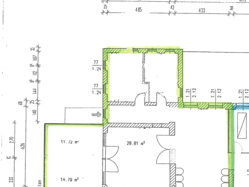 Sonnige 3 Zimmer Wohnung mit Garten und Wintergarten