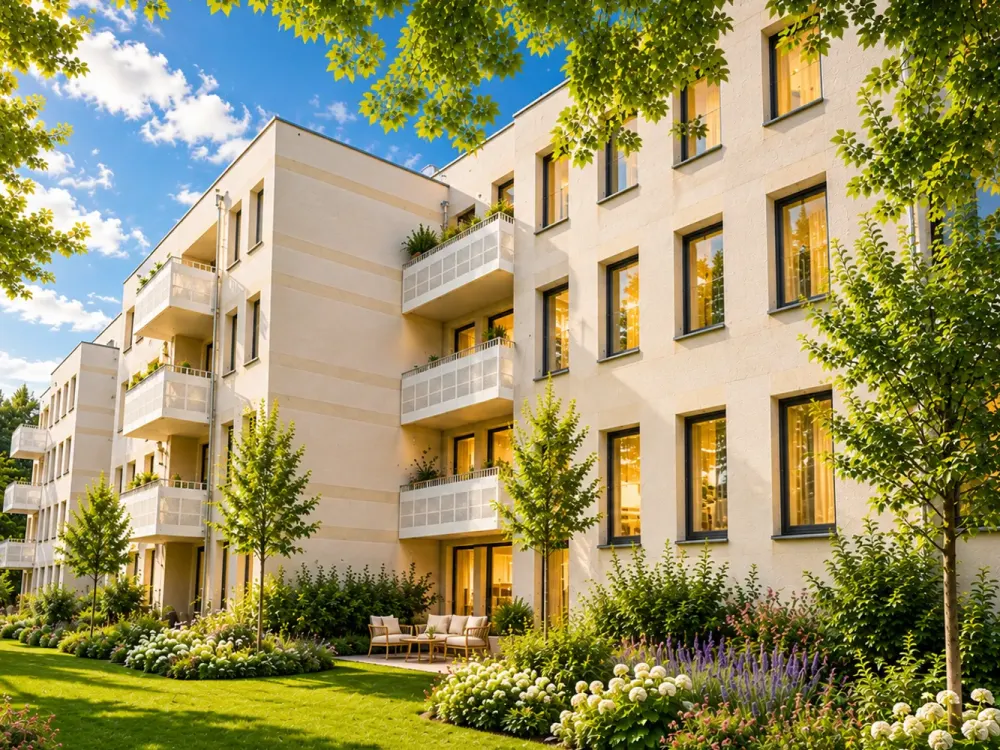 DREI ZIMMER NEUBAU APARTMENT mit Balkon im ruhigen Pankow // WE04.01