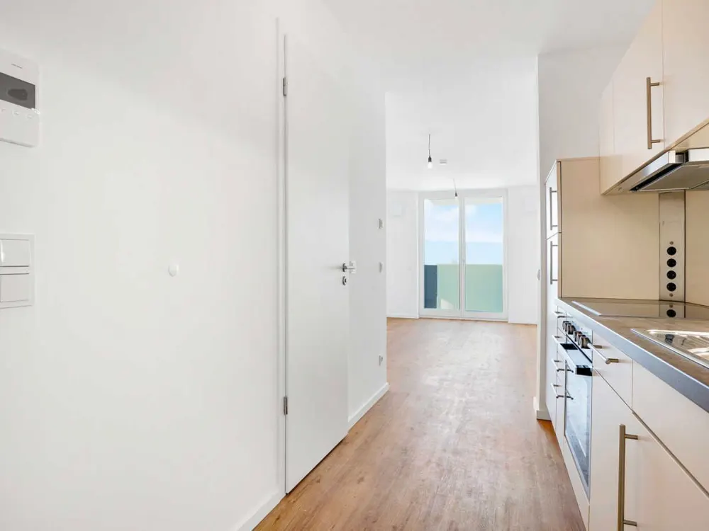 Mietrabatt - Neubau mit EBK, Aufzug und Balkon 1 Zimmer Studio