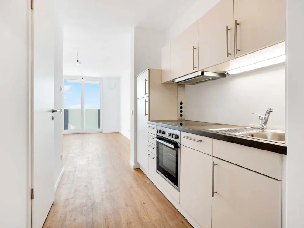 Mietrabatt - Neubau mit EBK, Aufzug und Balkon 1 Zimmer Studio