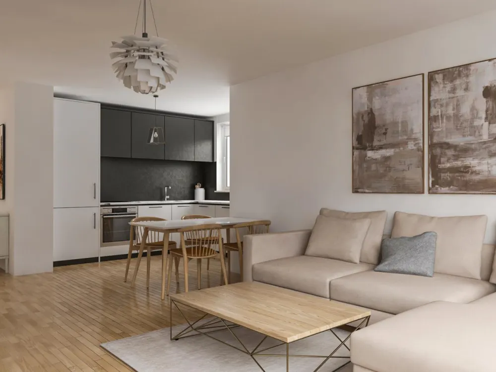 Frisch sanierte 3-Zimmer-Wohnung mit zwei Balkonen in Düsseldorf-Golzheim