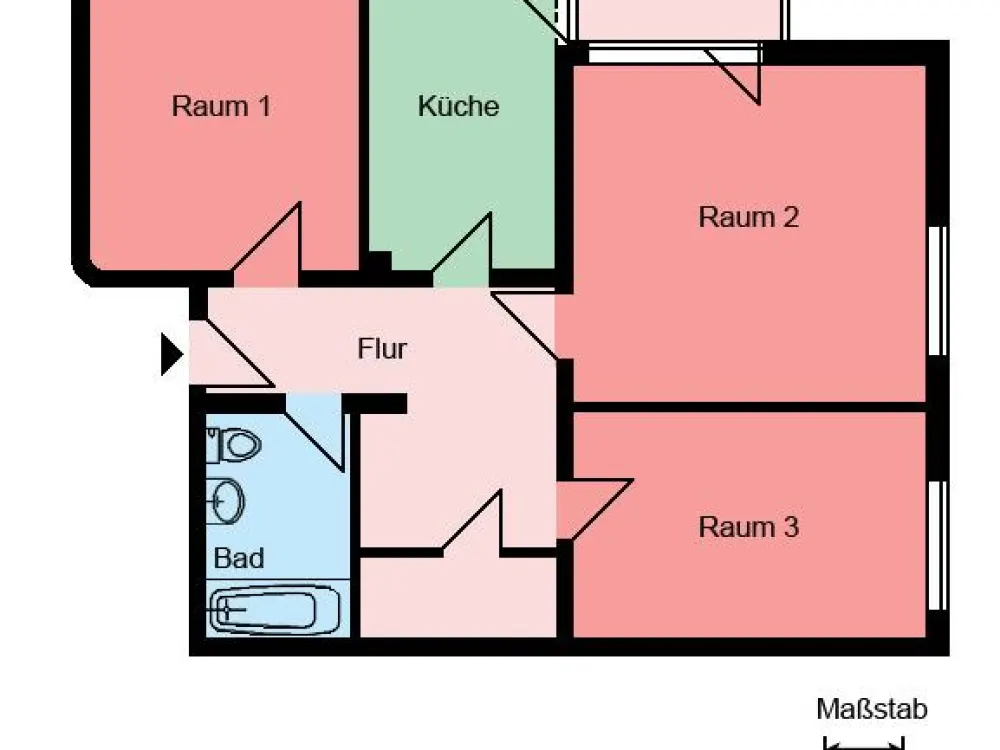 Kommen, schauen, mieten..3-Zimmer-Wohnung in Methler frei, mit Laminat und neuen Bad