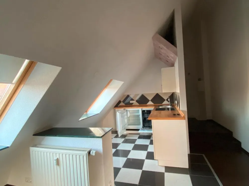 54 m² Moderne 2-Zimmer-Dachgeschosswohnung