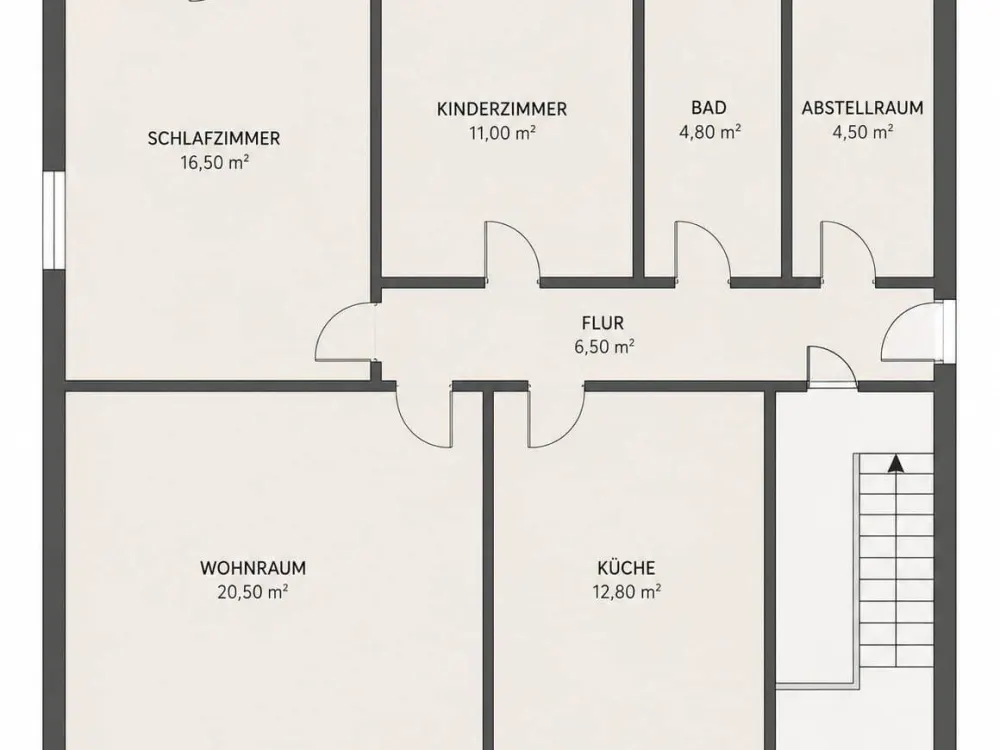 3-Zimmer-Wohnung, 79 m², Nähe Caritas Rastpfuhl