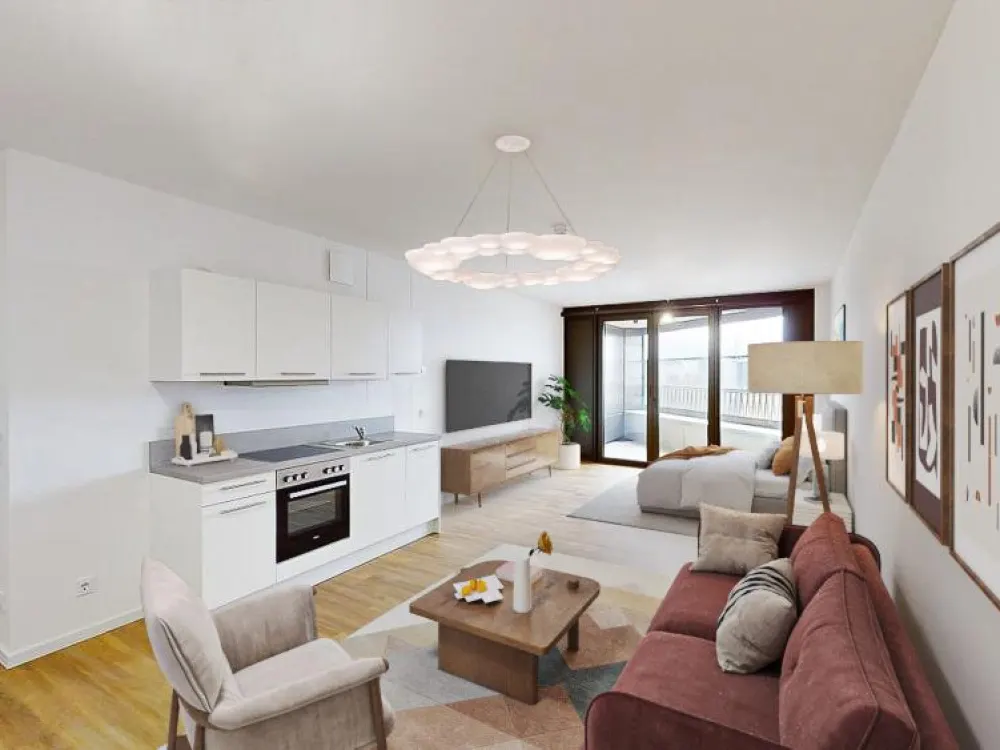 Own Your Style, Stylisches 1-Zimmer-Apartment mit Loggia im Herzen Berlins