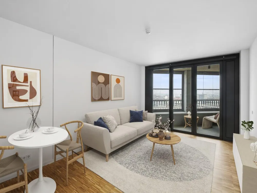 Own Your Style, Stylisches 1-Zimmer-Apartment mit Loggia im Herzen Berlins