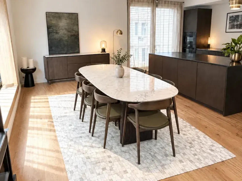 Aasee-Blick in Bestlage: Neubau-2-Zimmer-Wohnung mit 2 Bädern, Loggia und Einbauküche