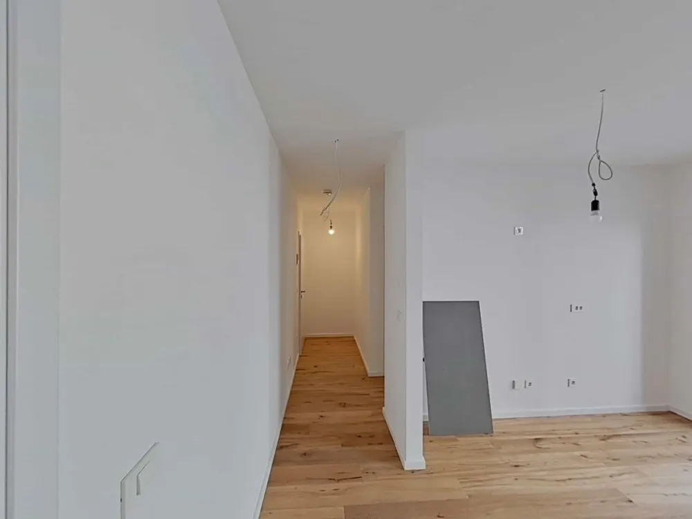 38 m² eigene Terrasse: 2-Zimmer-Erstbezug im Gutleutviertel, Einbauküche inklusive