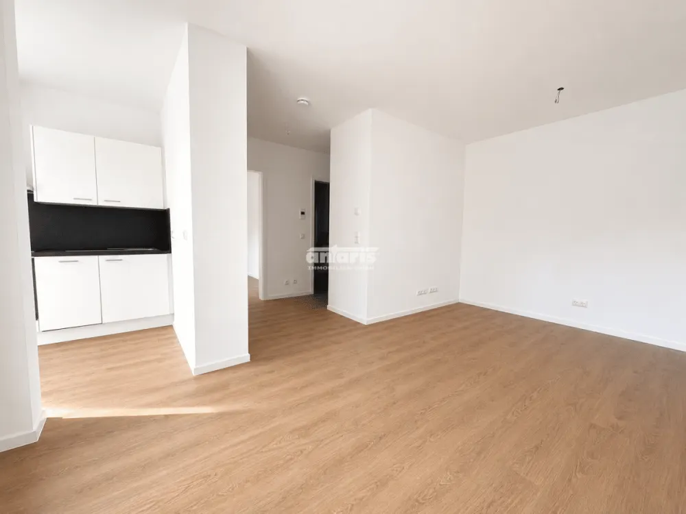 antaris Immobilien GmbH 2-room apartment with perfect connection and fitted kitchen - directly at Steiger