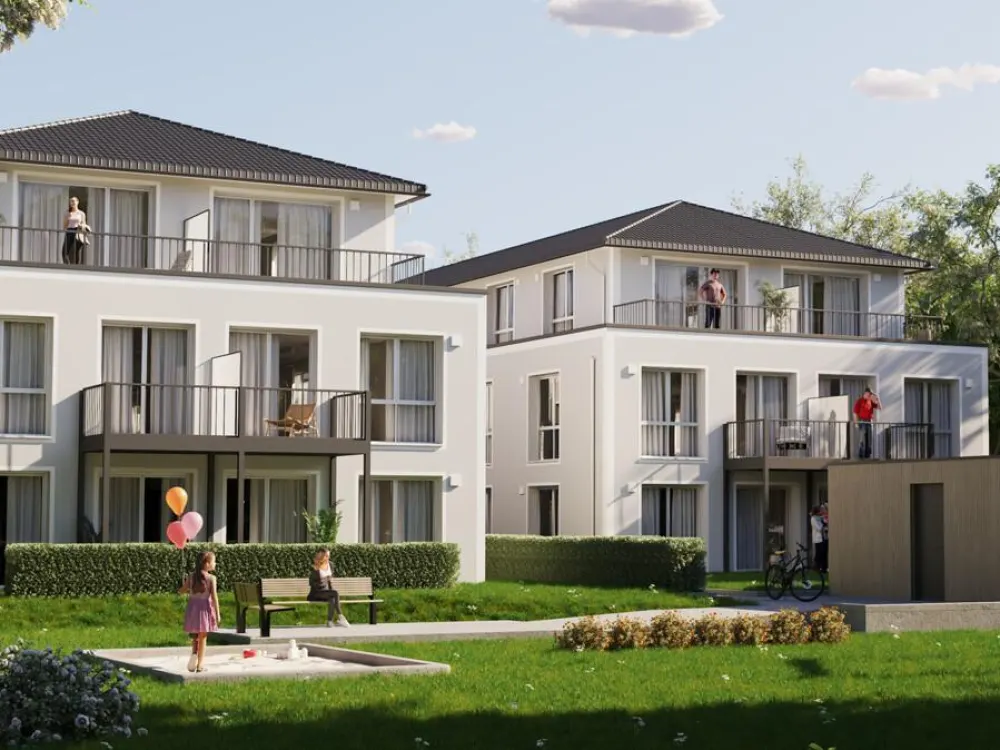Erstbezug: stilvolle 1-Zimmer-Wohnung mit Terrasse, Hamburg Farmsen-Berne, Wentzel Dr.