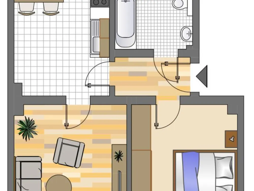 Demnächst frei! 2-Zimmer-Wohnung in Dortmund Innenstadt-West