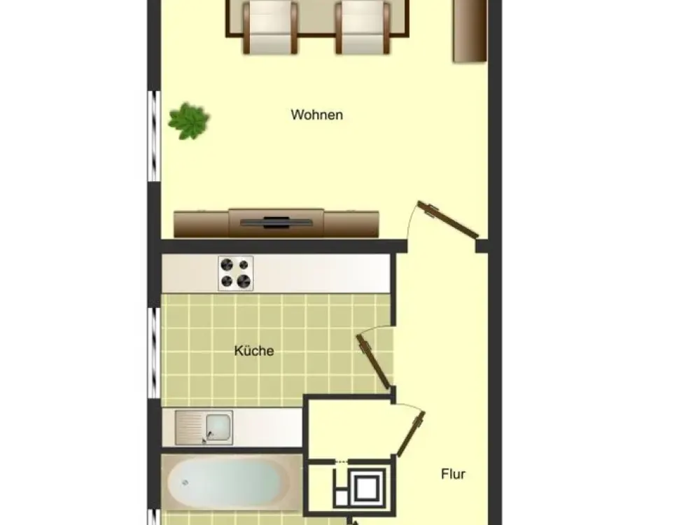 2-Zimmer-Wohnung in Kamen Mitte