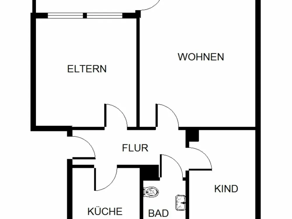 Something special: affordable 3-room apartment