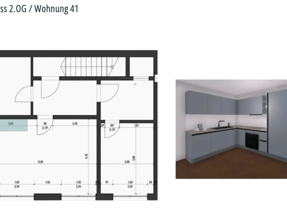 City Apartment mit EBK * 2 Zimmer Wohnung in der Südvorstadt *Erstbezug*Südterrasse*Garage*EBK*