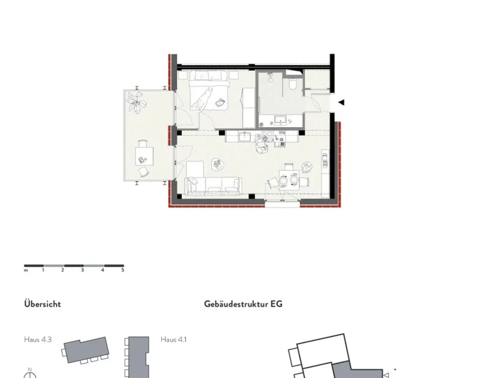 Modern 2-Room Apartment on 1. Förderweg for Rent in Norderstedt - Wentzel Dr.