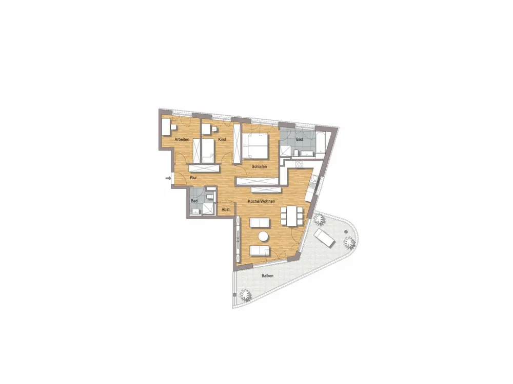 Schöne 4-Zimmer-Wohnung im Scharnahuser Park