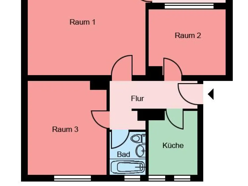 Schöne 3-Zimmer-Wohnung in Iserlohn Gerlingsen - Frei ab 01.10.1026