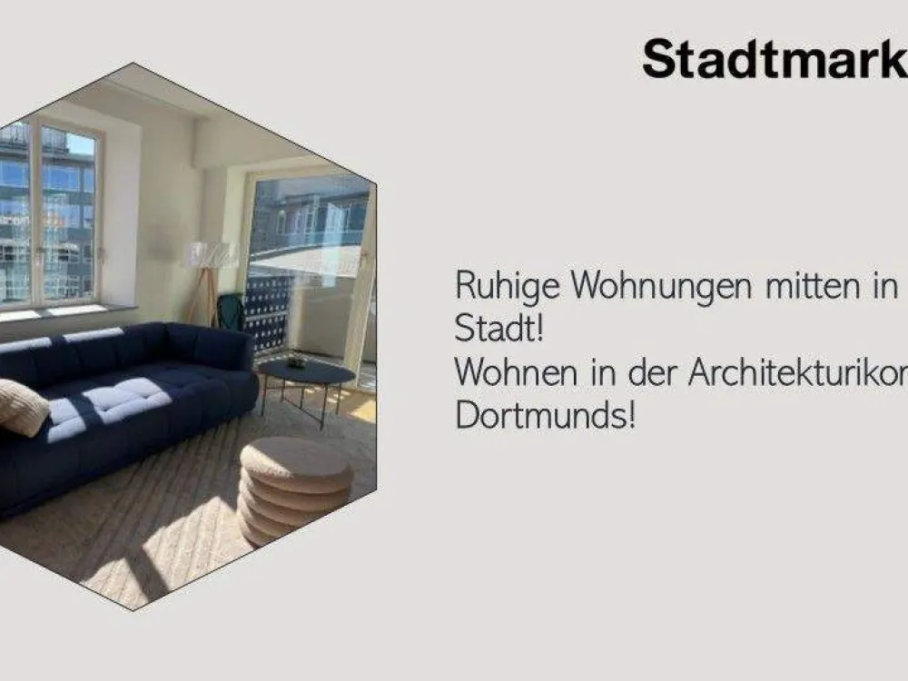 Ruhige Wohnungen mitten in der Stadt! Wohnen in der Architekturikone Dortmunds!