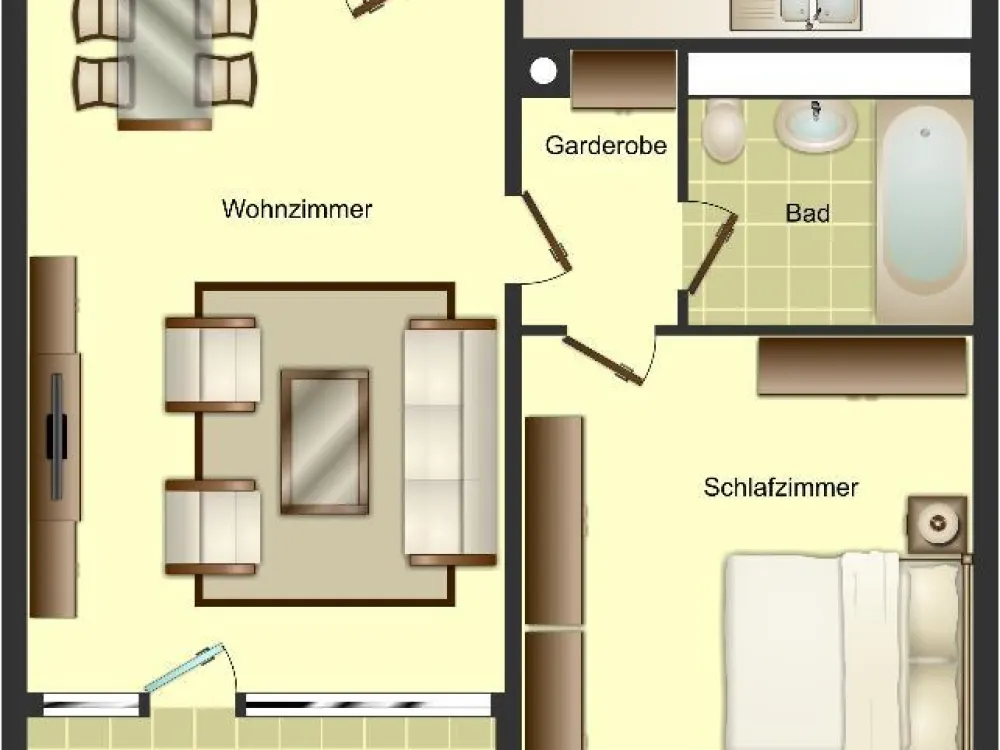 2-Zimmer-Wohnung in Ratingen West