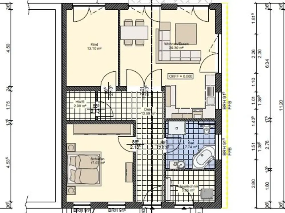 Neubau-Erdgeschosswohnung in Schmarl-Dorf mit Terrasse & Garten zur Alleinnutzung