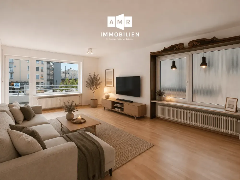 Geräumige 3,5-Zimmer-Wohnung in zentraler Lage von Friedrichshafen