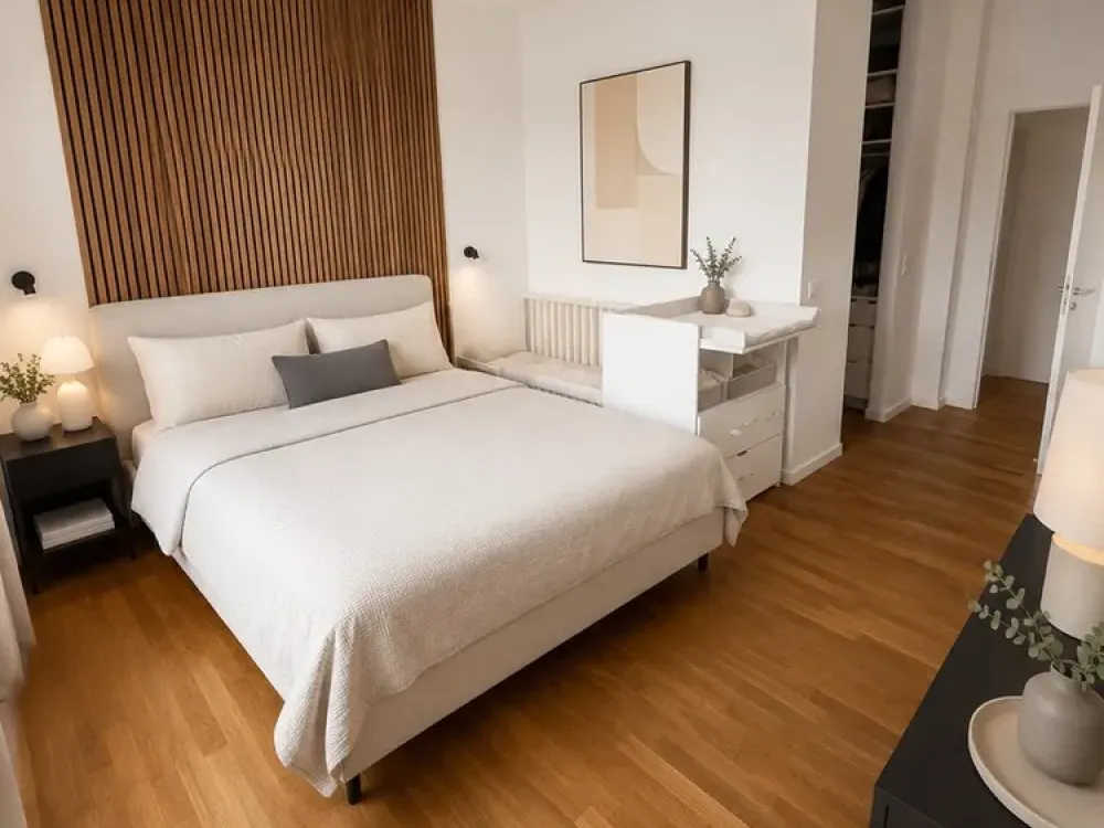 Penthouse-Wohnung mit Dachterasse, Klimaanlage, hochwertiger Einbauküche und Ankleide