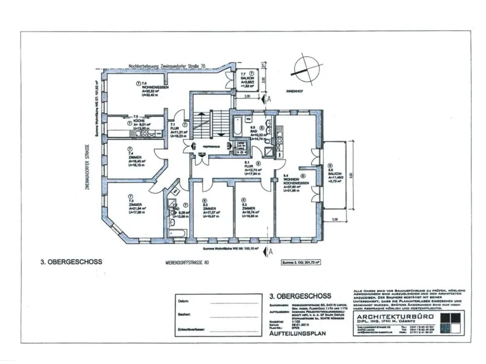Nachmieter gesucht: Moderne 3Raum Wohnung mit Balkon und Stellpl.