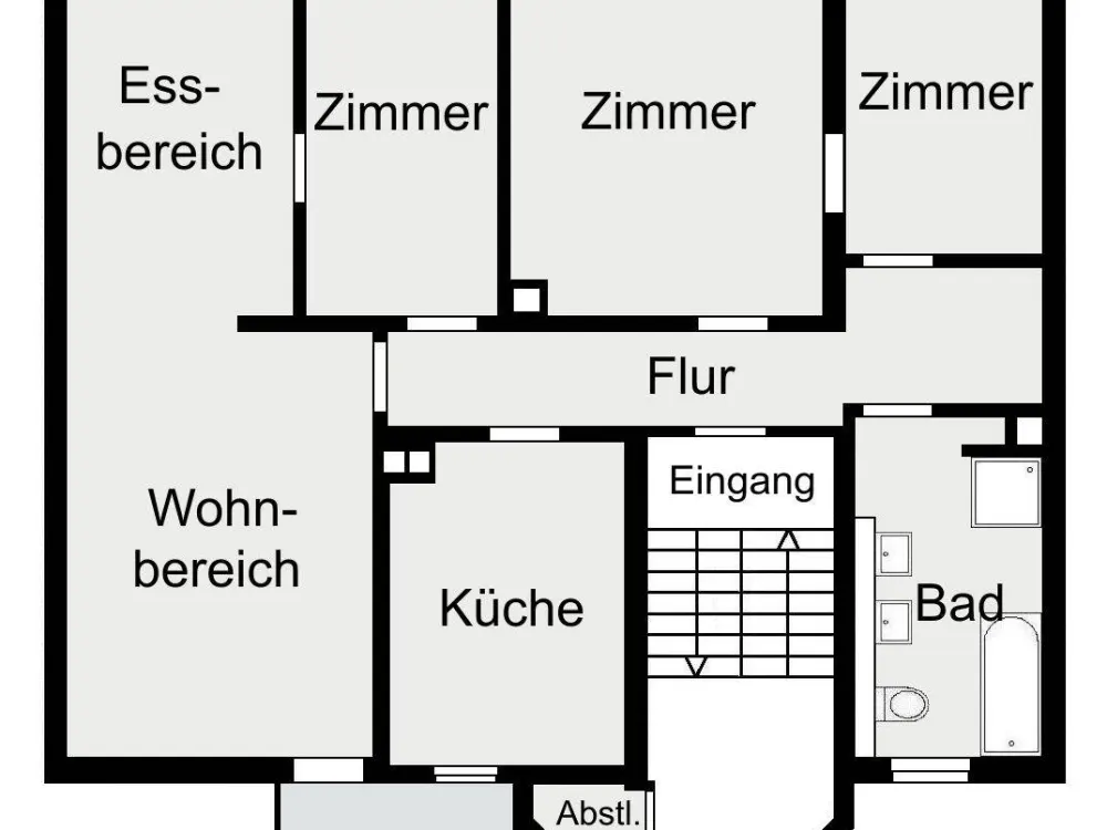 KA-Durlach Near Train Station / Bright 4-Room Apartment with Balcony / from 01.01.2027