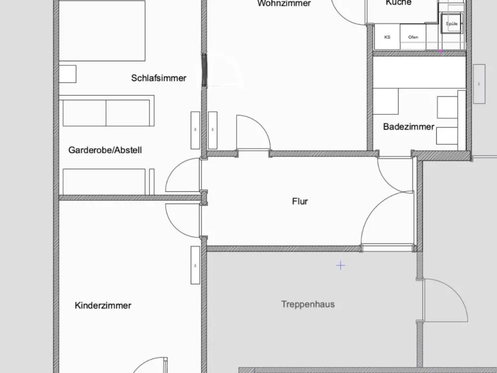 Tausch SAGA 3 Zimmer Wohnung auf 4-Zi/5.-Zi.