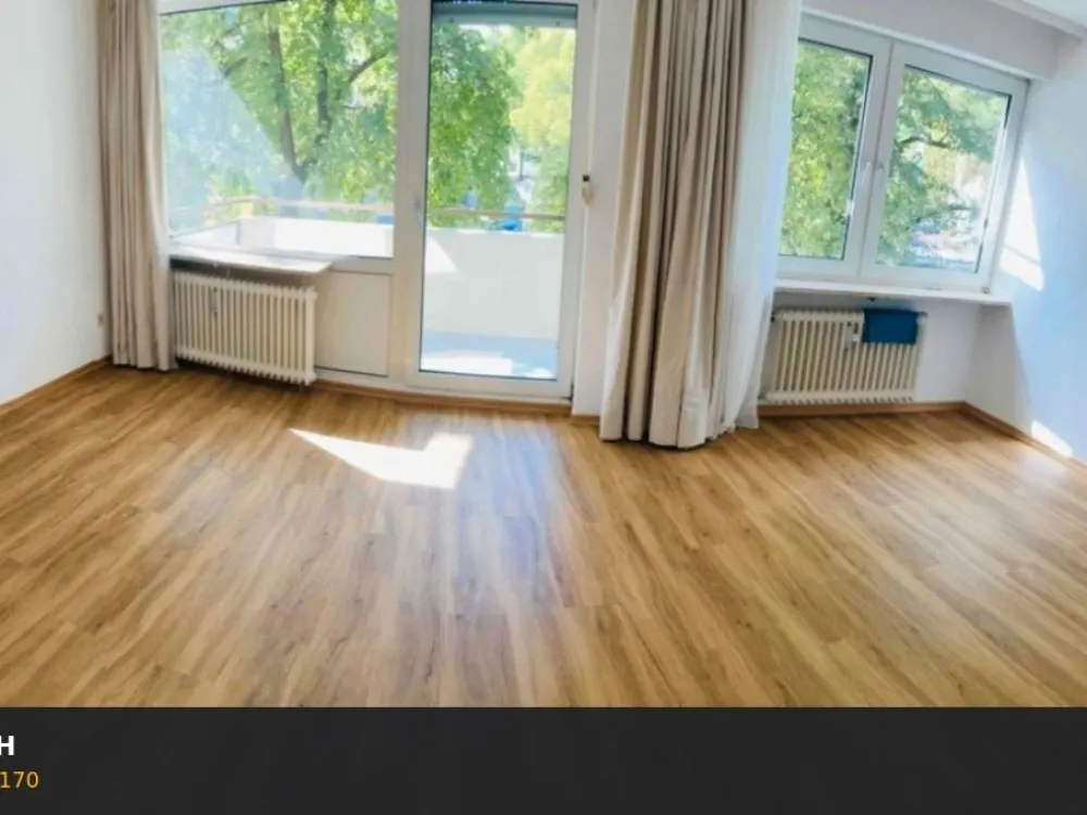Gepflegte 2-Zimmer-Wohnung mit Einbauküche und Balkon in Fühlsbüttel