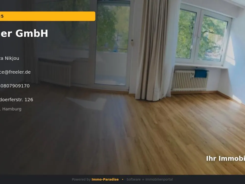 Gepflegte 2-Zimmer-Wohnung mit Einbauküche und Balkon in Fühlsbüttel