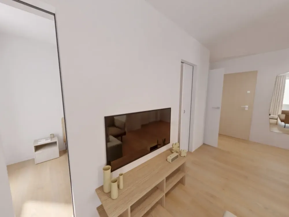 Möbliertes Studio Plus Large mit Gemeinschaftsflächen: Padelplatz, Fitness, Dachterrasse & mehr