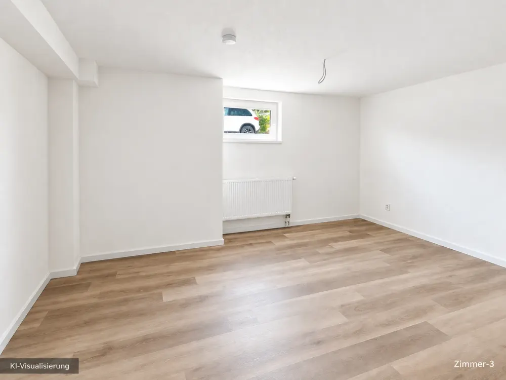 Frisch renoviert: 81 m² Souterrain mit 3 Zimmern in Blankenloch