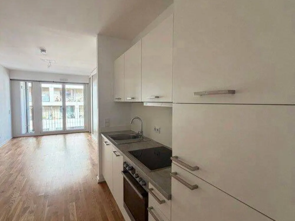 Central 2-Room Apartment with Built-in Kitchen and Balcony