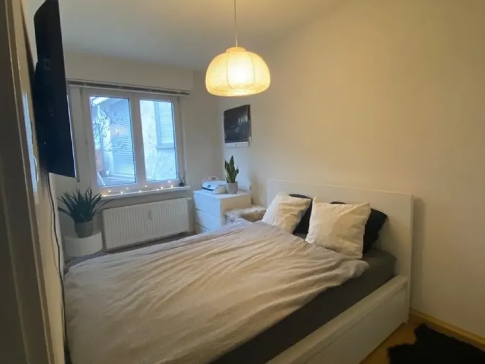 Modern sanierte offene 2-Zimmer-Wohnung mit Einbauküche in Topp-Lage Stuttgarts (Killesberg)