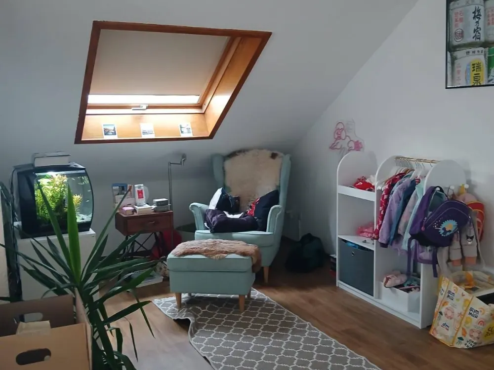 Charmante 4-Zimmer-Maisonette-Wohnung mit Balkon und Dachschrägen