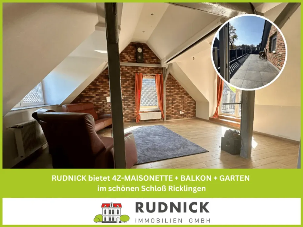 RUDNICK bietet LAGE, WEITBLICK und FREIRAUM: Moderne 4-Zimmer-Maisonette inkl. XL-Dachterrasse