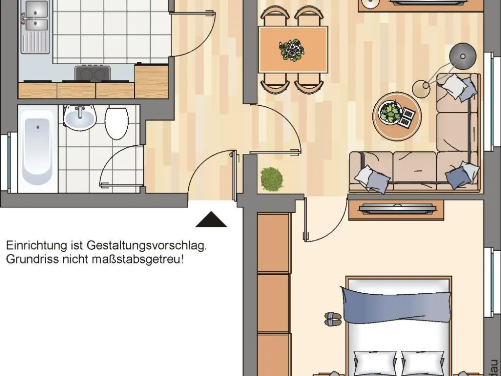 2-Zimmer-Wohnung in Recklinghausen Süd