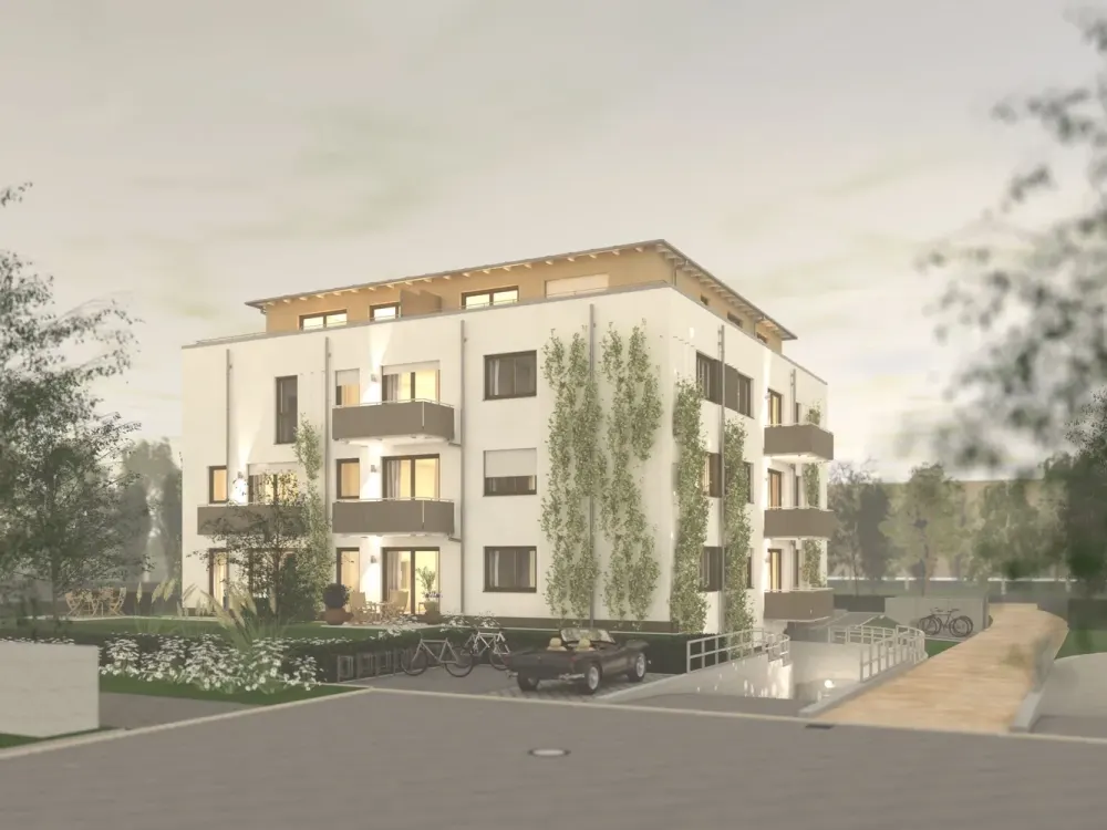 Charmante 4½-Zimmer-Wohnung am Park, Balkon, Einbauküche, 2 Bäder und Tiefgarage