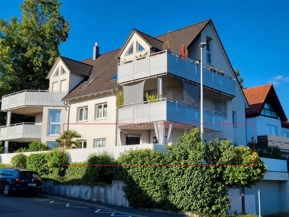Exklusive 3-Zimmer-Wohnung mit Süd-West-Terrasse&Garten in Herzo