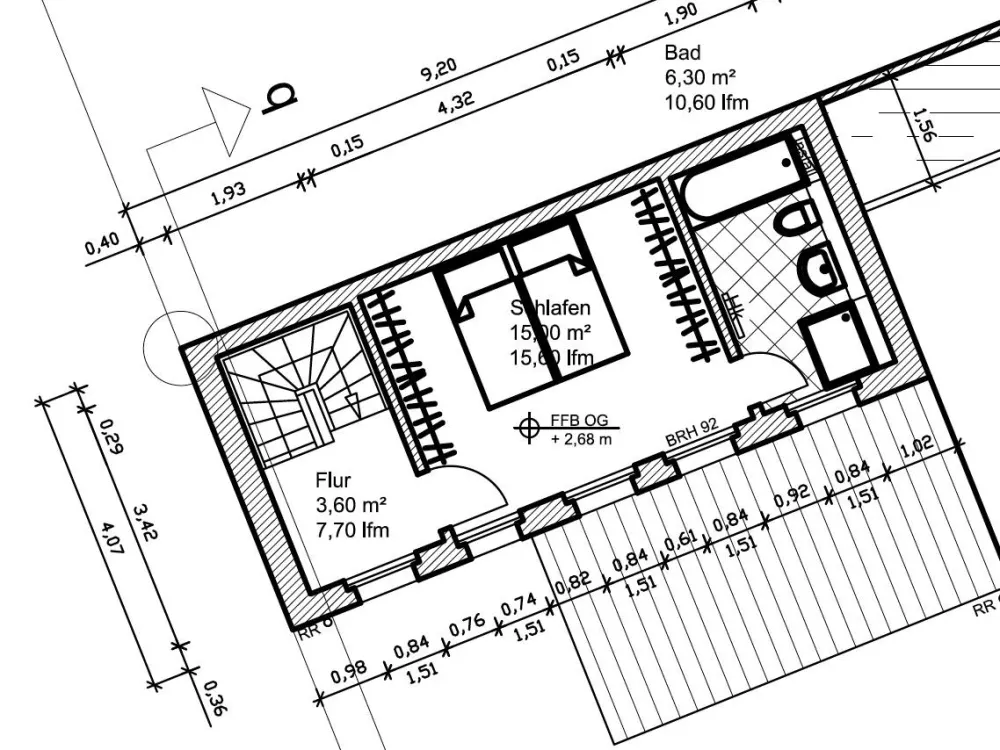 Ruhige 2 Raum Wohnung Hinterhaus mit Terrasse