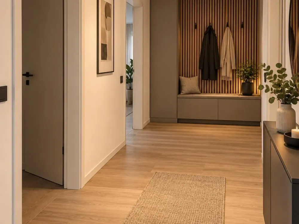 Air-conditioned 3.5-room attic apartment 103m2 with balcony, New building W6