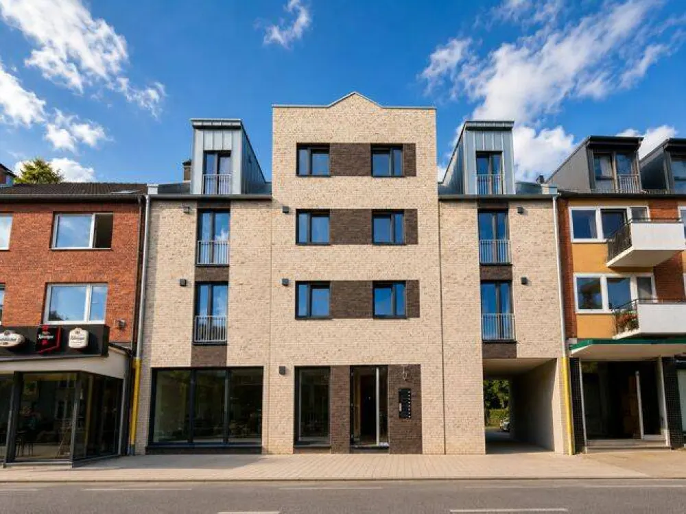 Stilvolle Neubauwohnung mit Balkon in Hamburg Bramfeld