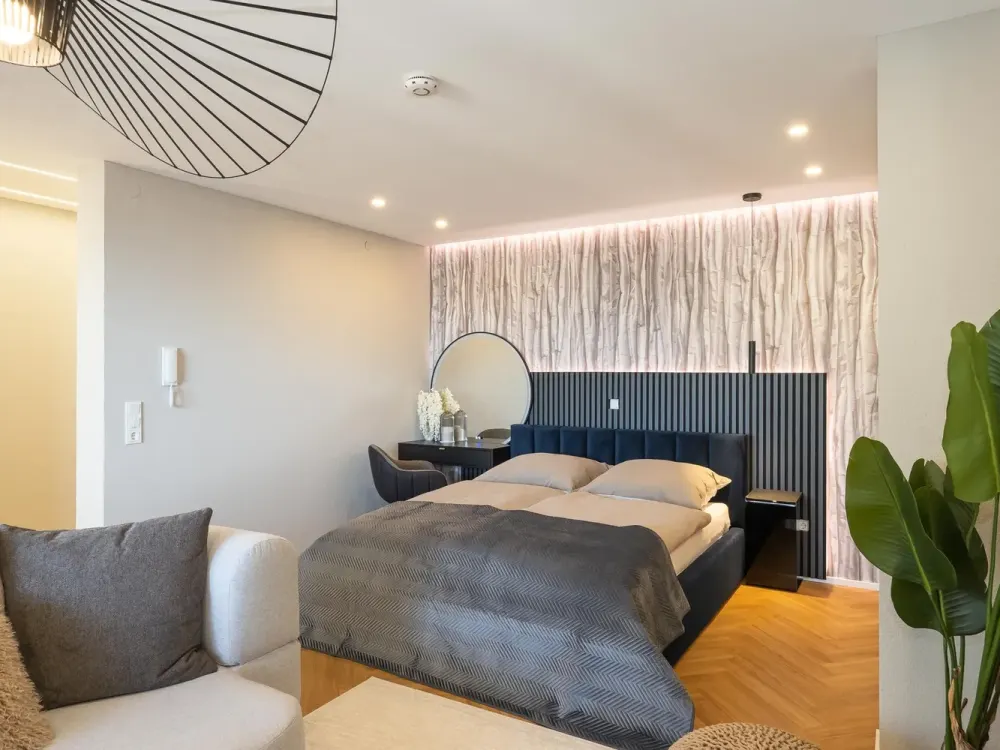 Möbliertes Panorama-Apartment Meersburg - Longstay mit Bodensee-Fernblick