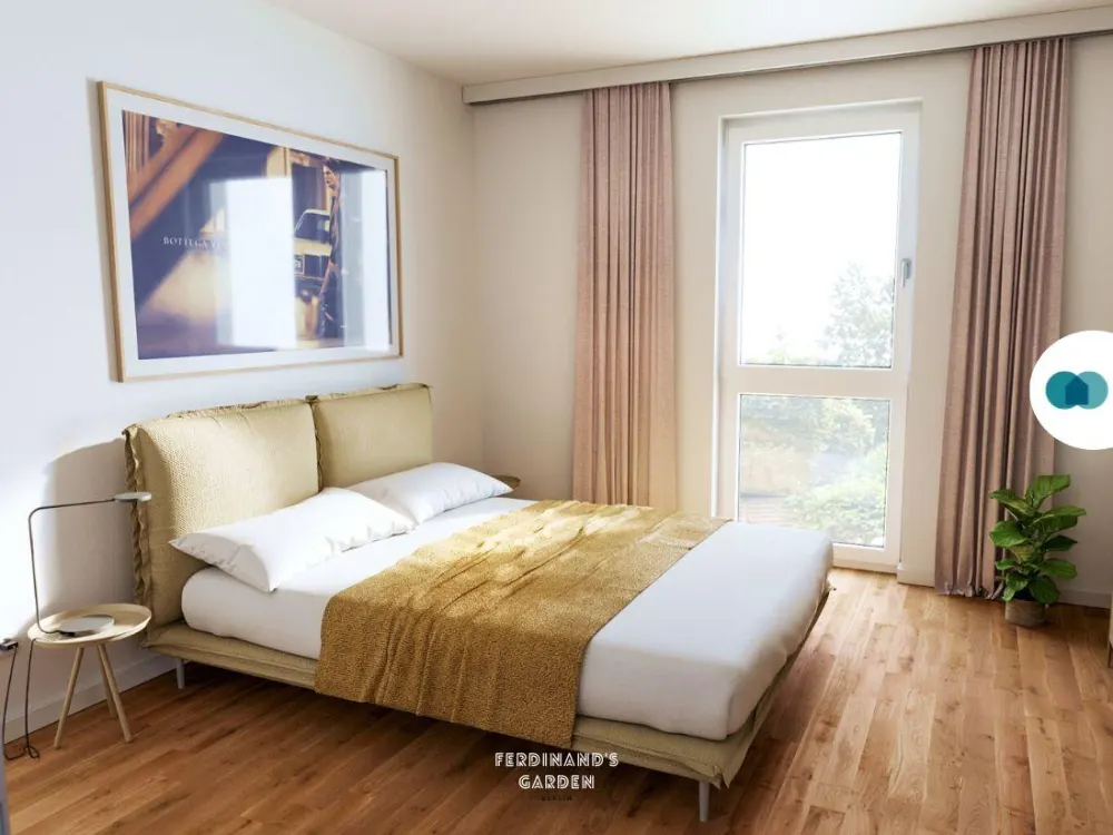 Moderne 2-Zimmer-Wohnung mit 2 BALKONEN und EBK im Projekt 'Ferdinand's Garden'
