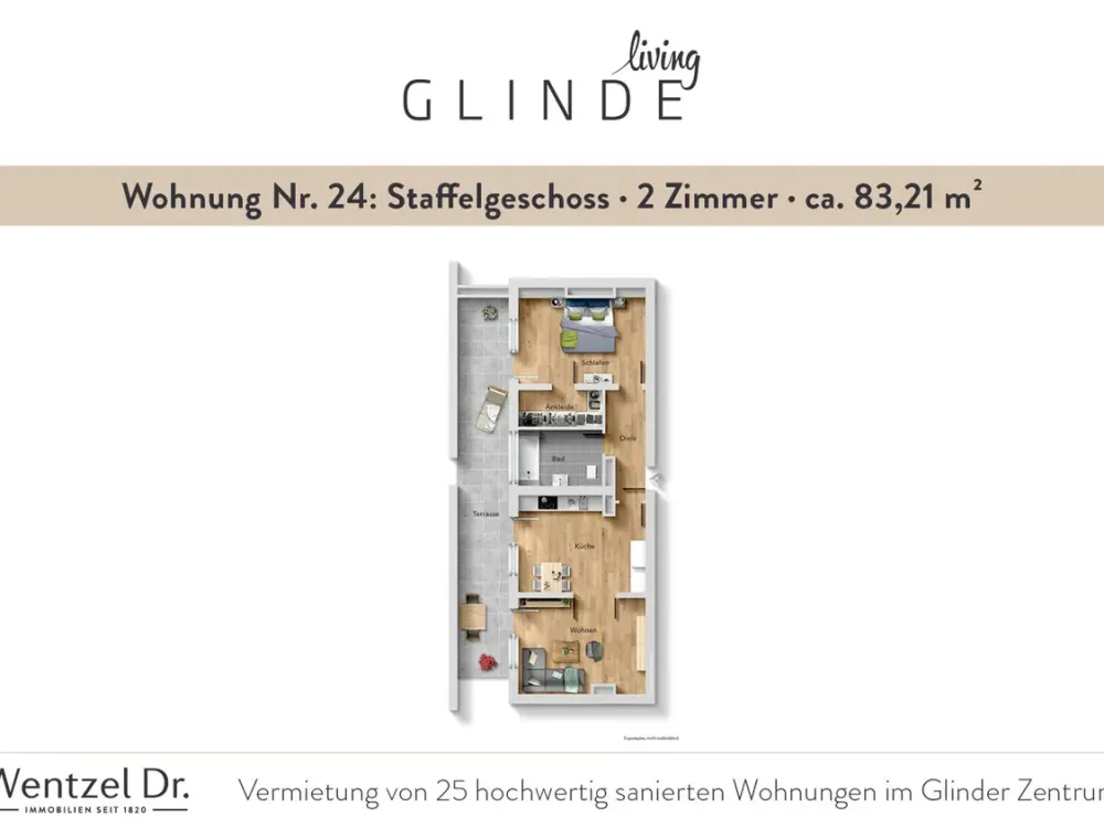 Ideal für Paare und Familien, moderne 3-Zimmer-Wohnungen in Glinde-Wentzel Dr.